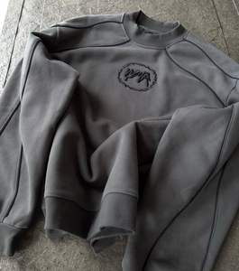 <span class=keywords><strong>Felpe</strong></span> di cotone pesante da uomo <span class=keywords><strong>Vintage</strong></span> <span class=keywords><strong>oversize</strong></span> stampa grafica Plus Size t-shirt Streetwear - Product Image 5