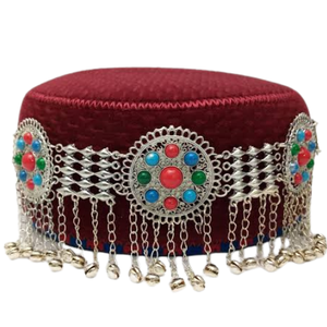 Casquette de style afghan pour femmes de haute qualité, nouvelle arrivée 2025, confortable, élégante, broderie à la main, réglable, quatre saisons, décontractée - Product Image 2