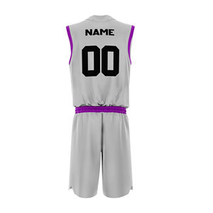 Personaliza tus Propios Uniformes de Baloncesto para Hombre, Camisetas de Baloncesto Sublimadas y Cosidas con Pantalones Cortos, Conjuntos de Uniformes - Product Image 6