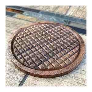 Dessous de verre en bois de noyer artisanal de conception personnalisée en Inde Tapis et tampons de nouvelle conception avec qualité d'exportation - Product Image 3