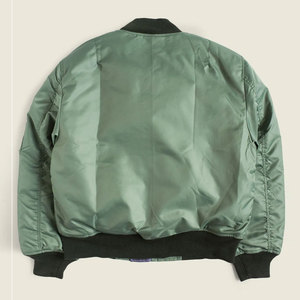 Veste bomber pour homme en tissu français en nylon et polyester, article frais, imperméable, tendance hip-hop, broderie, veste bomber pour homme - Product Image 2