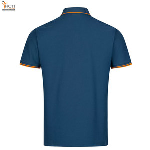 Nouveau Style hommes polos en bas quantité minimale de commande mode hommes polos évacuation de l'humidité coton tissu hommes polos - Product Image 2