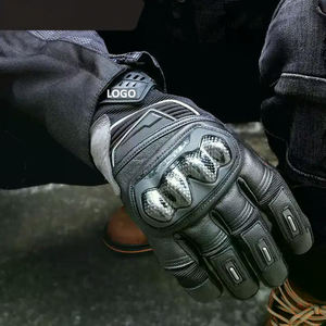 Antideslizante Motocross Mountain Dirt Bike Guantes Dedo completo Unisex Pantalla táctil Deporte Moto Guantes con logotipo personalizado - Product Image 3