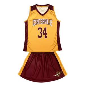 Uniformes de crosse unisexe à logo personnalisé, maillots en maille réversibles, shorts avec impression par sublimation, uniformes de crosse pour femmes et hommes pour adultes - Product Image 3