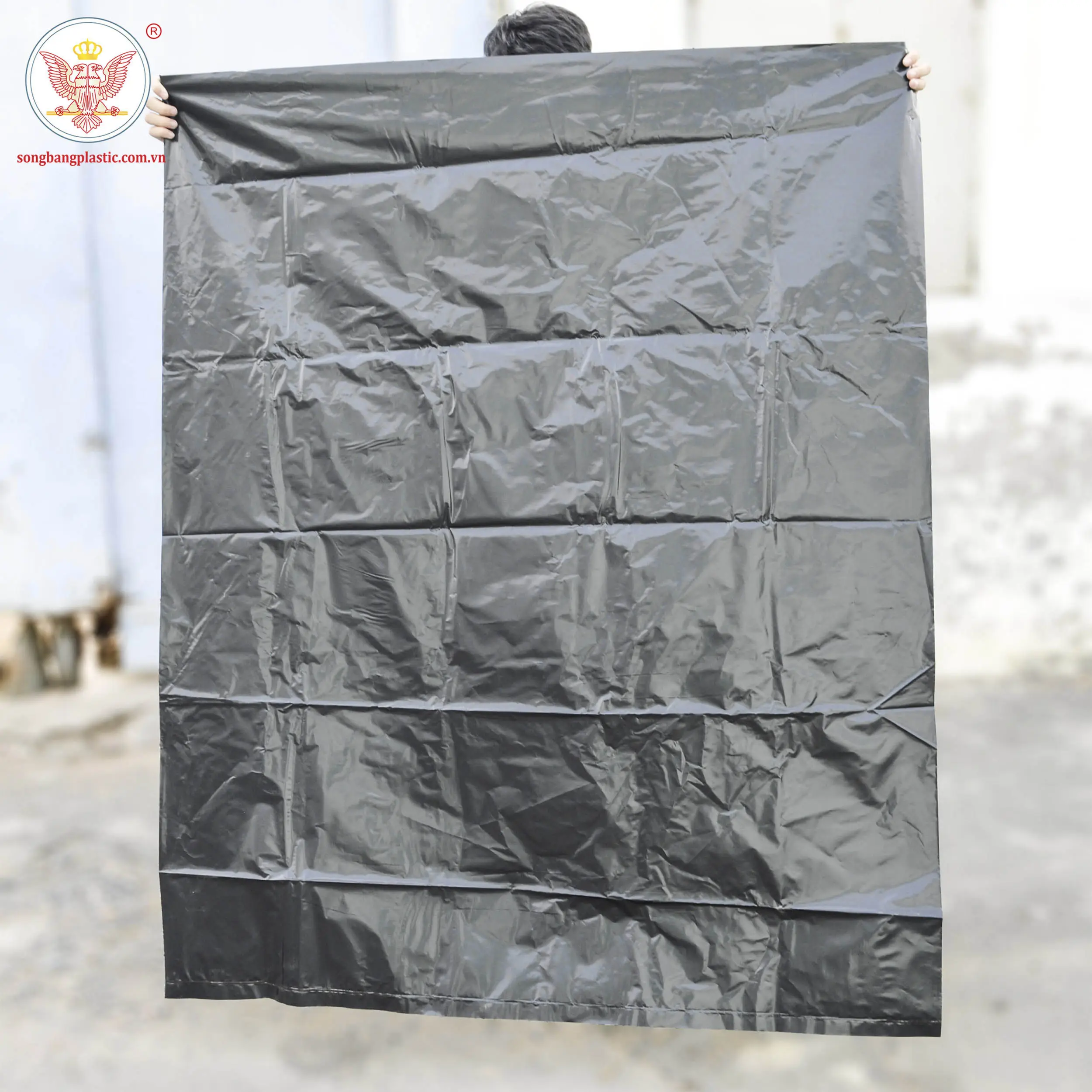 Black ldpe hdpe plastic bin industrial garbage bags direct from factory | Industrial garbage bags with cheap price for export