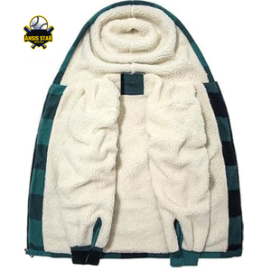 Chaqueta de invierno para hombre con logotipo personalizado de alta calidad 2024, chaqueta cortavientos informal de lona con capucha, 100% de algodón, impermeable y transpirable - Product Image 2