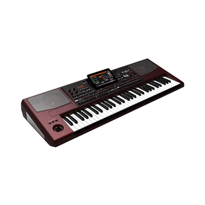 Piano portable professionnel brun avec écran, clavier et haut-parleur - Product Image 1