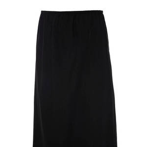 Jupon sirène en coton noir avec volants en dentelle pour mariage - Product Image 2