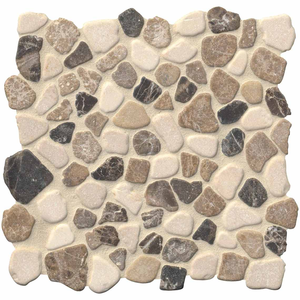 <span class=keywords><strong>Carrelage</strong></span> mosaïque <span class=keywords><strong>pour</strong></span> trottoir |   Pierre de pavé multicolore moderne <span class=keywords><strong>pour</strong></span> murs et sols, pierre de galet <span class=keywords><strong>pour</strong></span> salle de bain et extérieur - Product Image 1