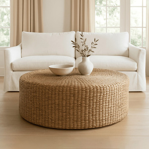 Table de chevet en jacinthe d'eau durable, tables de chevet, prix le plus bas, accessoires pour la maison - Product Image 1