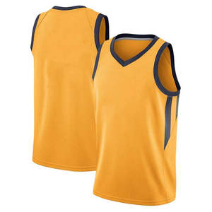 Camiseta de Baloncesto Sublimada Personalizada, Color Marrón Dorado Antiguo, Patrón Sólido, Impresión Digital Personalizada, Secado Rápido, Transpirable - Product Image 5