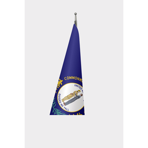 Drapeau officiel personnalisé Kentucky 3x5 pieds, style fanion, avec impression numérique sur nylon, coton, soie, vinyle, aluminium - Product Image 3