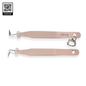 Pince à épiler professionnelle en acier inoxydable Bluemed pour cils, haute précision, volume personnalisé, vente en gros - Product Image 6