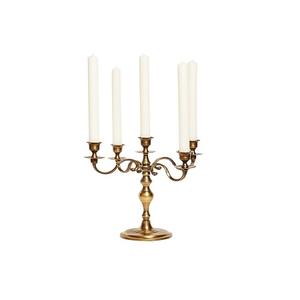 Candelabro de Aluminio de Calidad Exclusiva, Color Dorado, Tamaño y Forma Personalizados, Portavelas para Mayor Venta - Product Image 1