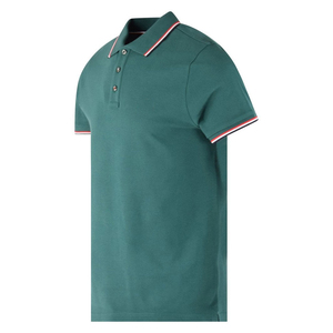 Polo pour hommes en coton de haute qualité sur mesure Nouveau design Polo en coton à manches courtes de couleur unie - Product Image 3