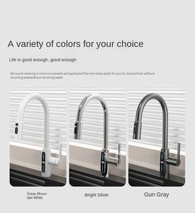 Grifo de Cocina con Pantalla Digital de Temperatura LED, Grifo Mezclador Extraíble de Agua Fría y Caliente para Cocinas de Bares y Restaurantes - Product Image 4