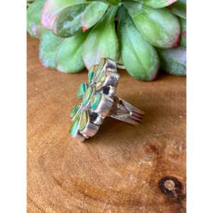 Anillo de Moda Herman Smith Royston con Turquesa, Plata de Ley, Engaste de Acero Inoxidable, Talla 9.75, Regalo - Product Image 4