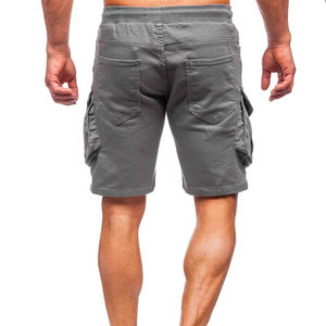 Automne hommes sport Cargo Shorts séchage rapide course entraînement respirant Multi poches lâche Cargo Shorts en gros personnalisé - Product Image 2