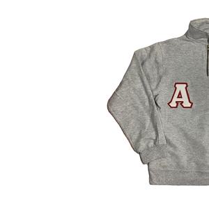 เสื้อครอปซิป 1/4 แขน ผ้าฟลีซ 100% คอตตอน สำหรับผู้ใหญ่ แบบยูนิเซ็กซ์  ปักลาย ระบายอากาศ น้ำหนักเบา แห้งเร็ว ลายพื้นสีพื้น ไซส์พลัส - Product Image 2