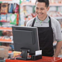 Lector de Tarjetas de Banda Magnética de Doble Cabezal MSR98D con Interfaz USB, Instalación Externa, Lectura Precisa, Indicadores LED y Zumbador