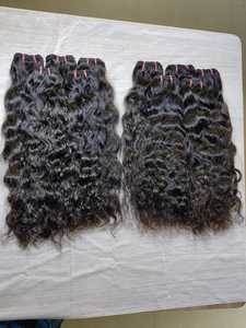 Extensiones de Cabello Humano Natural Remy Indio, Ondulado Profundo, Ondulado al Agua, Ondulado Natural, para Paquetes, Alta Calidad - Product Image 4