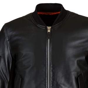 Veste de motocross pour homme de la meilleure qualité, nouvelle arrivée, respirante, col montant, à capuche, vintage, hiver, textile noir - Product Image 5