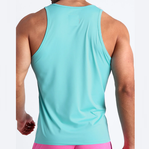 Camiseta sin mangas de entrenamiento con cuello redondo personalizada para hombre, ropa deportiva de punto de talla grande, camiseta sin mangas muscular para hombre, ropa deportiva - Product Image 5