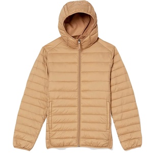 Chaqueta acolchada de tamaño personalizado de Color sólido de alta calidad, diseño único con cuello levantado para invierno, chaqueta de precio barato para hombre 2026 - Product Image 1