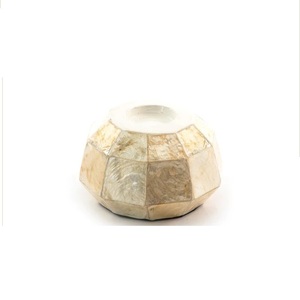 Nouveau Style verre et métal support votif finition dorée chauffe-plat bougeoir vente chaude conception à la main support de pilier - Product Image 5