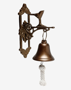 Timbre de puerta de diseño tradicional con acabado antiguo de hierro fundido y latón directo de fábrica para compradores genuinos - Product Image 2