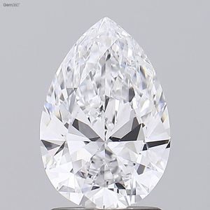 1.61 ct Poire Cut Lab-Grown Diamond IGI Certified E Color VS1 Clarity Lab-Stone - Product Image 1