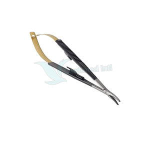 Profesional Castroviejo 7 \ "Micro soporte de aguja Punta de insertos de carburo de tungsteno recto con bloqueo Material de acero inoxidable - Product Image 6