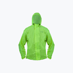 Chaqueta de lluvia ligera con cremallera de diseño único y cómodo impermeable para mujer, cortavientos con bloque de color - Product Image 1