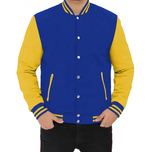 Veste universitaire en coton pour hommes, style urbain, décontractée et élégante, respirante, écologique, coupe-vent, séchage rapide, vente en gros - Product Image 1