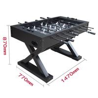 Table de baby-foot en bois massif de haute qualité, standard 55 pouces, pour usage en tournoi