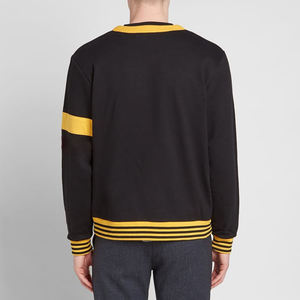 College Casual Custom Logo Button Jacquard V Neck Long Sleeve <b>Men</b> <b>Knit</b> Slim Fit Sweater <b>Cardigan</b> Designers Clothing With Pocket - Product Image 4