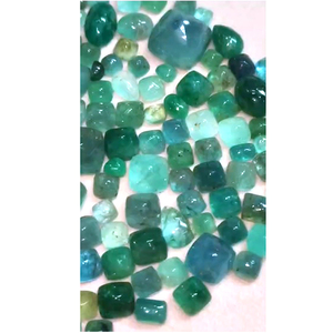 116 Pcs Natural Emerald Green 4mm-16mm Cushion Sugarloaf Cabochon 197 Cts High Quality Loose Iroc Sales Third Party Certified - Product Image 2