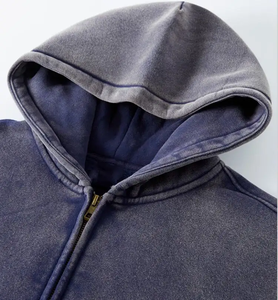 Haute qualité 100% coton 420 Gsm pull lourd hommes sweat à capuche surdimensionné polaire sans chaîne à capuche - Product Image 3