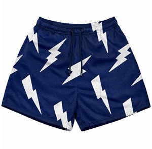Pantalones Cortos Deportivos para Hombre de Alta Calidad, Sólidos, Elásticos en 4 Direcciones, de Secado Rápido, Transpirables, Ecológicos, Antiarrugas, 100% Poliéster, Cintura Media Elástica - Product Image 1