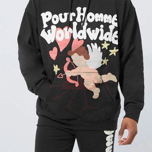 Sudadera con Capucha Casual de Invierno, Nueva Llegada Directa de Fábrica, con Estampado, Diseño Sólido, Ecológica y de Secado Rápido - Product Image 4