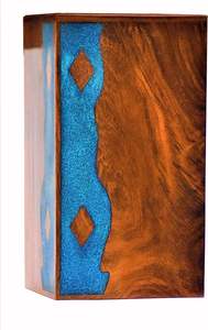 Rosewood Mix Cremation Urns <b>for</b> Human <b>Ashes</b> Adult, Burial Urns <b>for</b> Columbarium, Wooden <b>Box</b> Funeral Urns <b>for</b> Human <b>Ashes</b> Large - Product Image 2