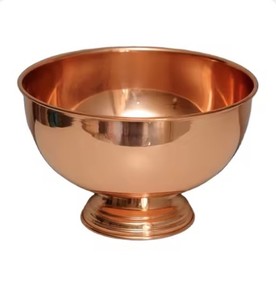 Tazón de Servir de Cobre Puro 100% con Logotipo Personalizado para el Hogar, Hotel, Restaurante, Tazón de Servir para la Cena, Tazones Elegantes y Únicos de Alta Calidad - Product Image 6