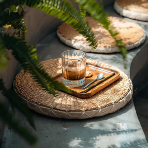 Cojín de hierba marina hecho a mano de Vietnam, almohadilla de suelo de paja Natural para espacios culturales, asientos de Tatami y estilo de vida rústico - Product Image 2