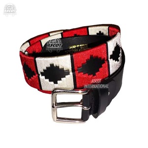 เข็มขัดโปโลสำหรับผู้ชายแบบปรับแต่งได้เข็มขัดสไตล์คาวบอยกว้าง35มม. - Product Image 2