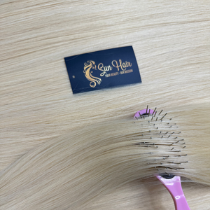 Extensiones de Cabello Humano Vietnamita de la Marca Sun Hair Company, Color Rubio 613, Alineadas con la Cutícula, Doble Trama, Cabello Virgen para Pelucas - Product Image 4