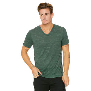 Camisetas personalizadas de algodón de alta calidad con cuello en V para hombres y adultos, camisetas deportivas con cuello redondo - Product Image 1