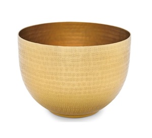 Vente en gros de bol de service en métal doré de qualité supérieure décor de table à manger pour la maison moderne bol de service à prix raisonnable - Product Image 2