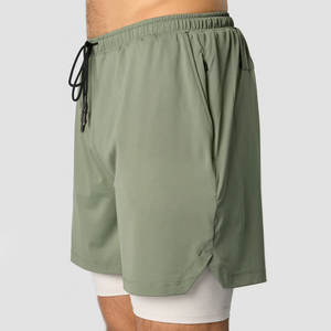 กางเกงขาสั้นผู้ชาย OEM สำหรับฤดูร้อน ทรงพอดีตัว ระบายอากาศได้ดี ผลิตจากผ้าอ๊อกซ์ฟอร์ดแบบไม่ทอ พร้อมบริการพิมพ์โลโก้และผลิตภายใต้แบรนด์ของลูกค้า - Product Image 3