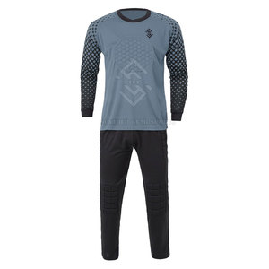 En stock, uniforme de gardien de but pour homme de qualité supérieure, personnalisé, 100% polyester, séchage rapide, léger, respirant, vente chaude - Product Image 5