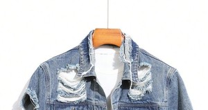 La mejor chaqueta vaquera para hombre Tendencias Vintage desgastada Versatilidad elegante y duradera Dominando el aspecto Chaquetas vaqueras para hombre - Product Image 3